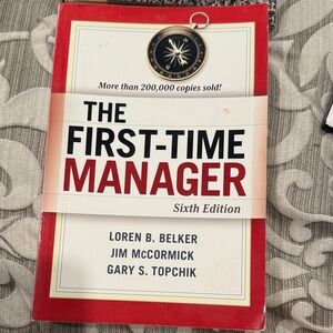 The First-Time Manager Book